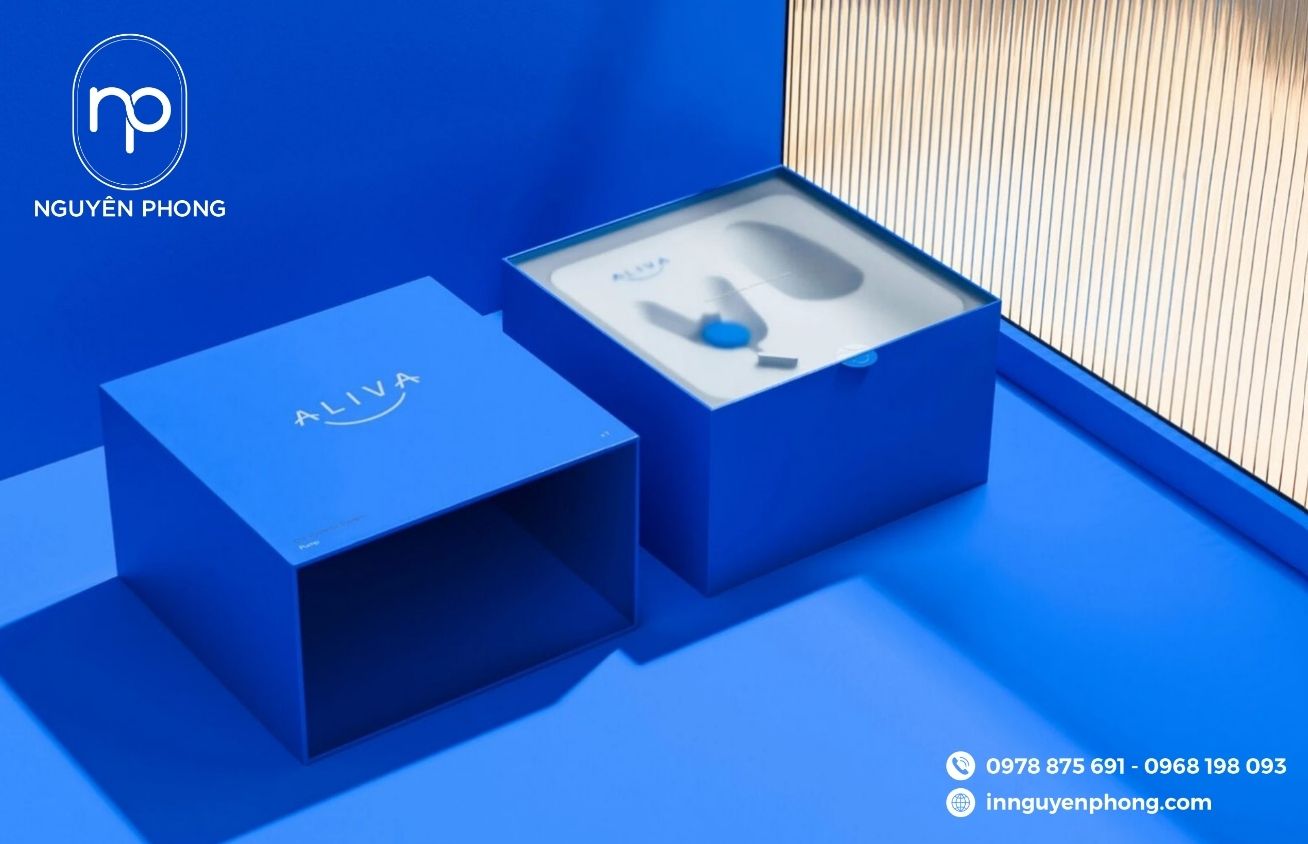 Logo y tế in trên hộp cứng đựng sản phẩm nha khoa